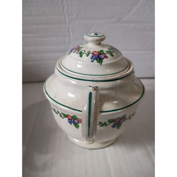 Wedgwood California Earthenware Fruit Sugar Bowl Etruria England - Picture 2 of 7